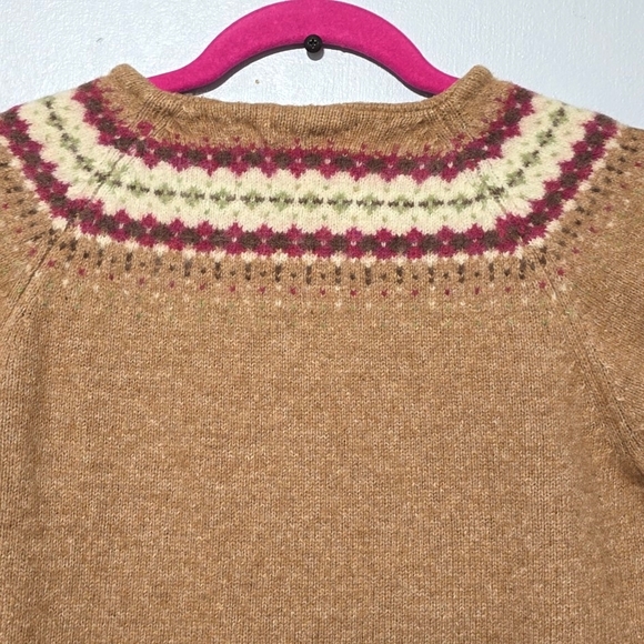 Mossimo Supply Co Brown Nordic Print Sweater Dress Winter Women - Picture 3 of 12